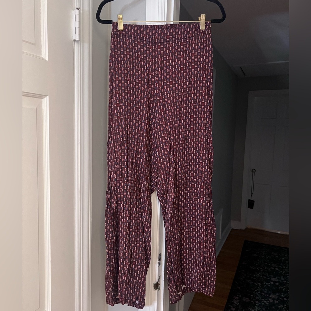 ON Maroon Wide-Leg Playa Pants